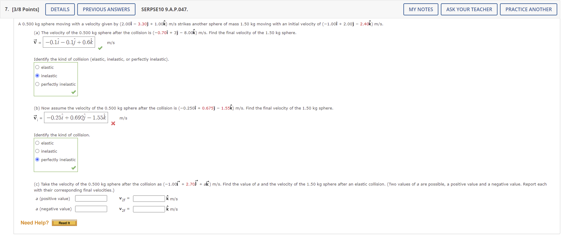7. [3/8 Points] DETAILS PREVIOUS ANSWERS SERPSE10