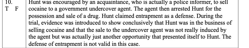10. Hunt was encouraged by an acquaintance, who