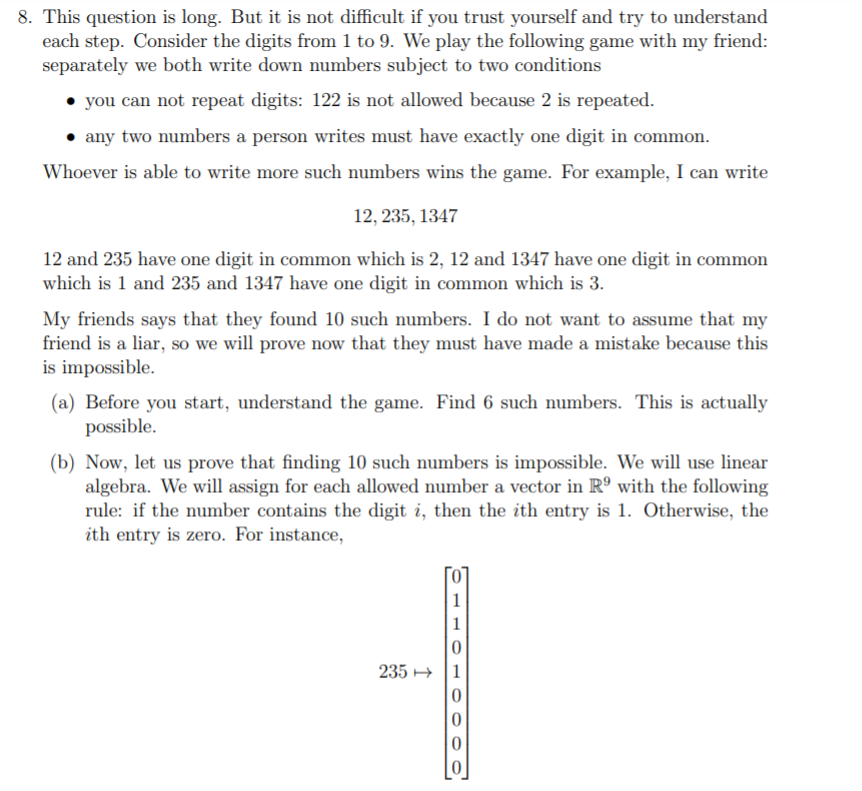 This question is very long and I can hardly