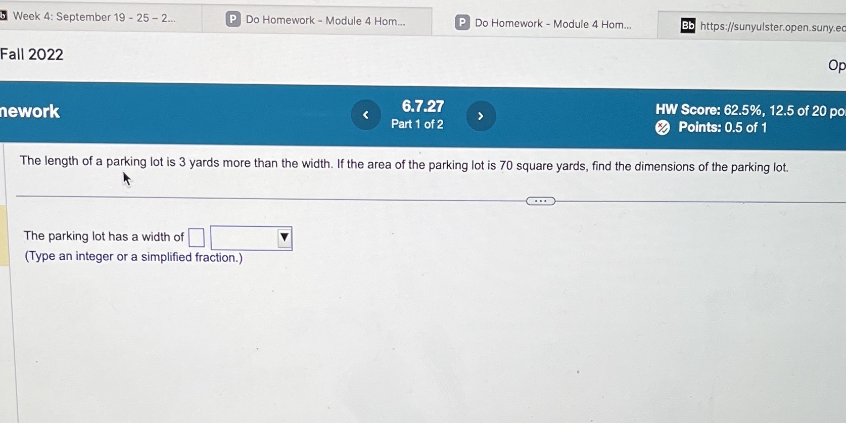 6 Week 4: September 19 - 25 - 2... P Do Homework