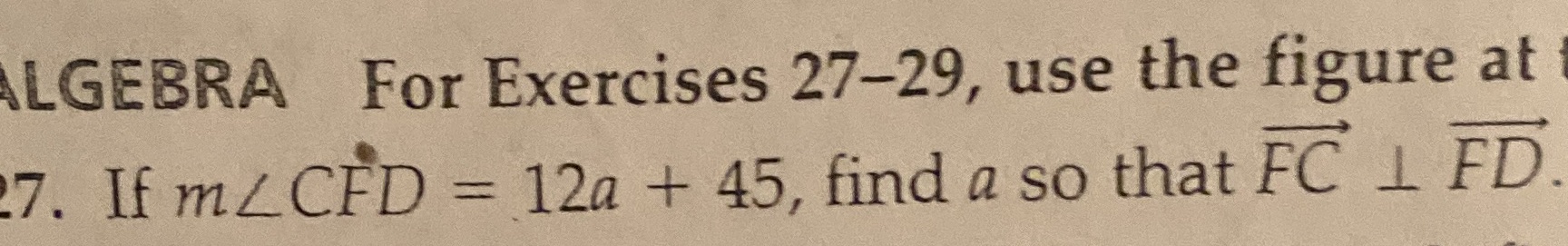 ALGEBRA For Exercises 27-29, use the figure at 7.