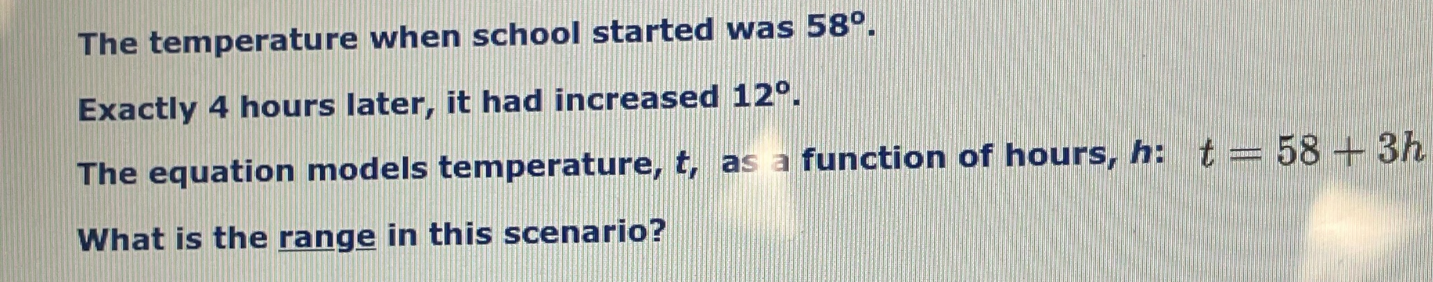 The temperature when school started was 580.
