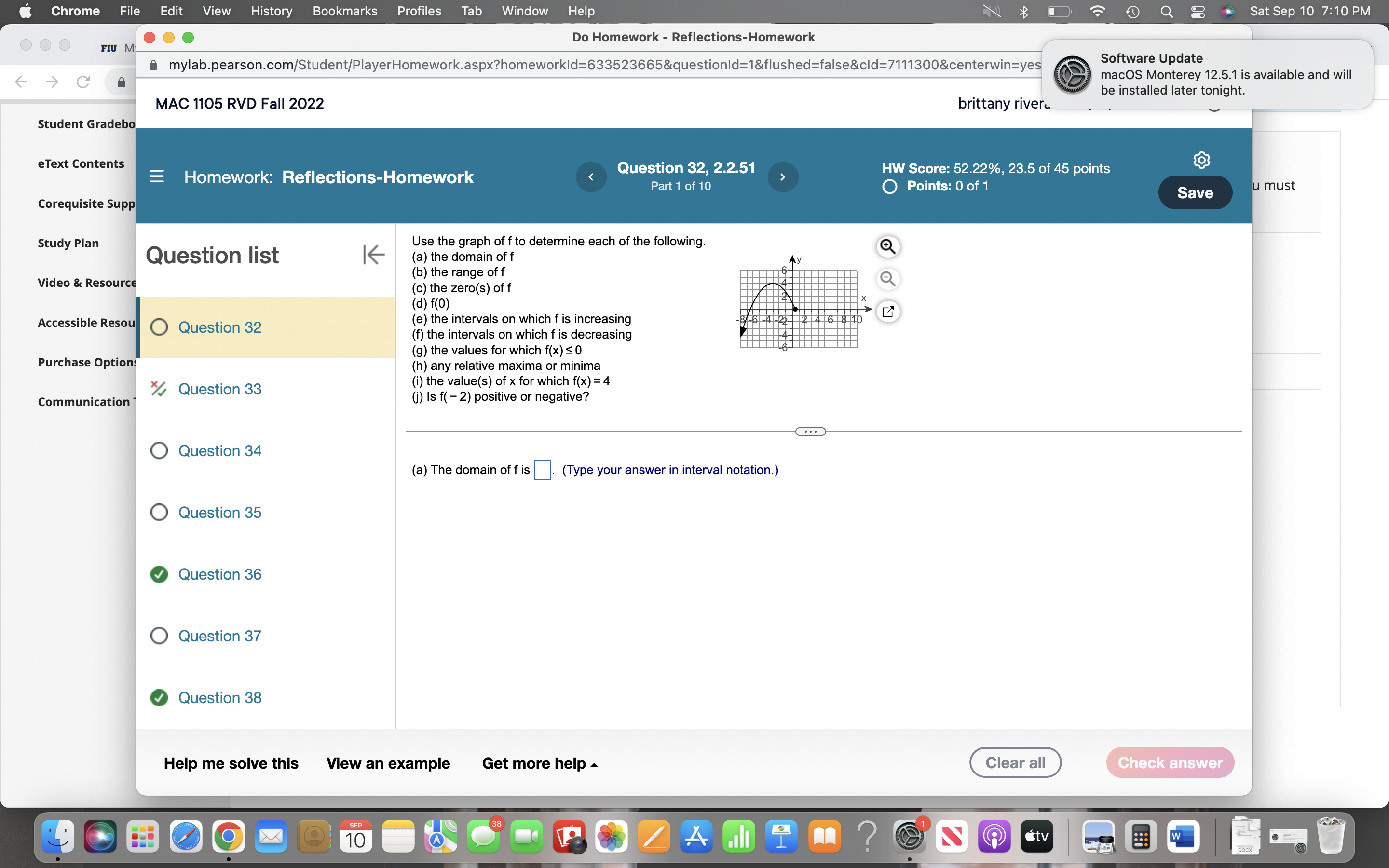 Chrome File Edit View History Bookmarks Profiles