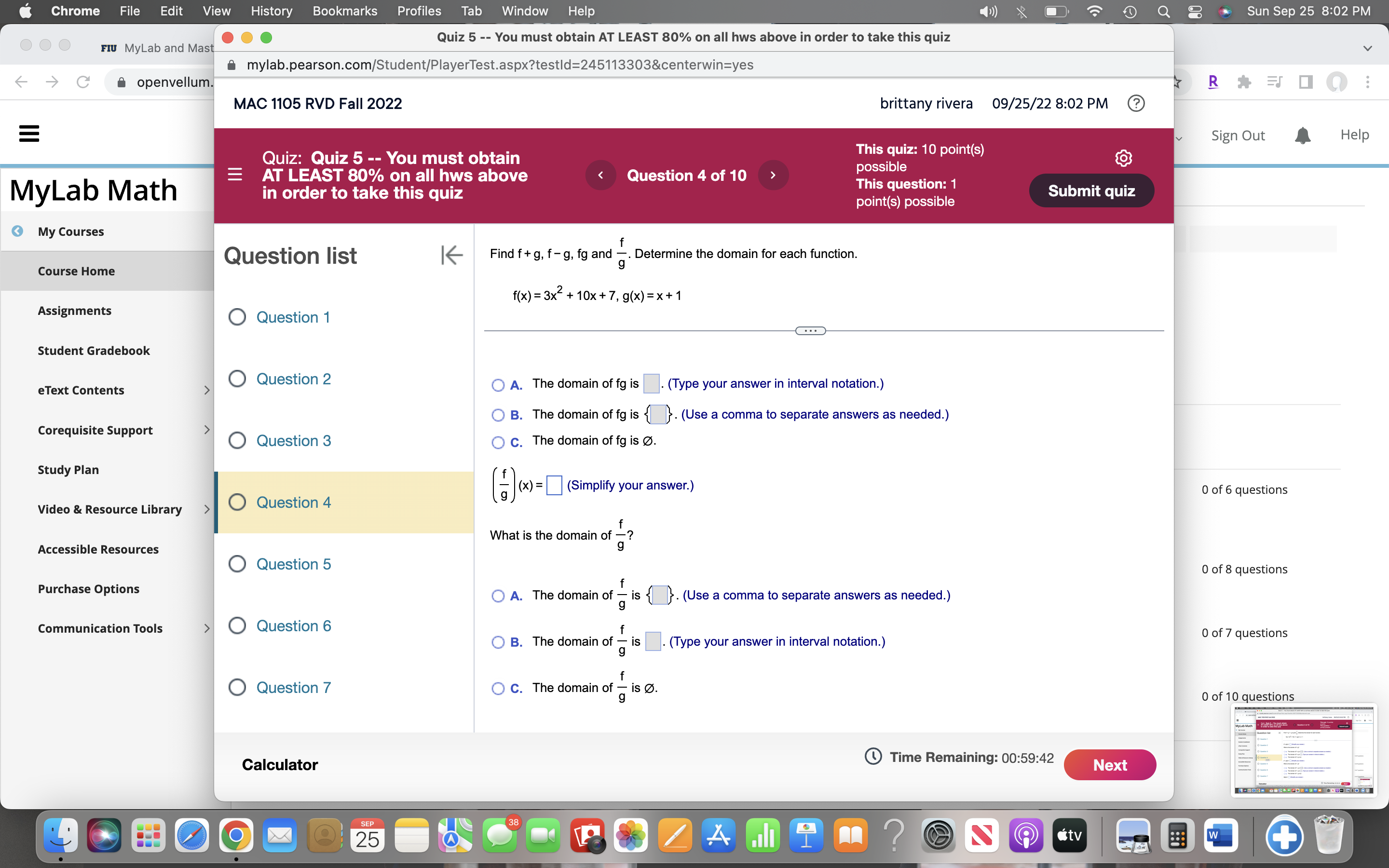 Chrome File Edit View History Bookmarks Profiles