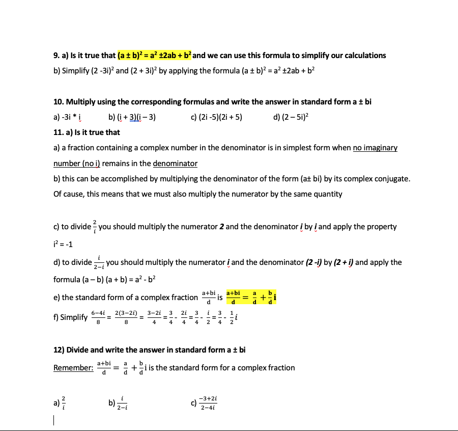 1. Is it true that (If not give the correct