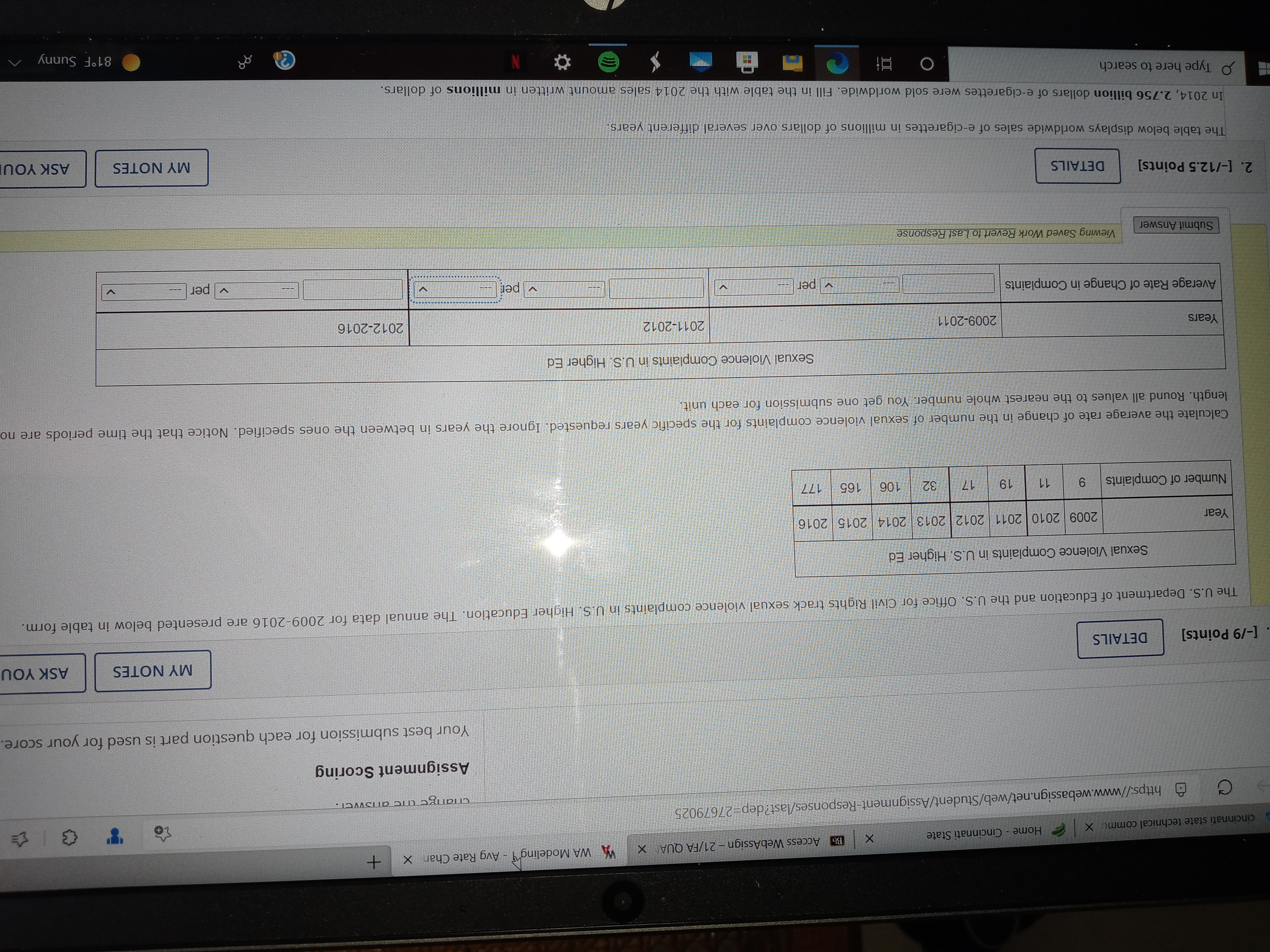 x Bb Access WebAssign - 21/FA QUA X A WA Modeling