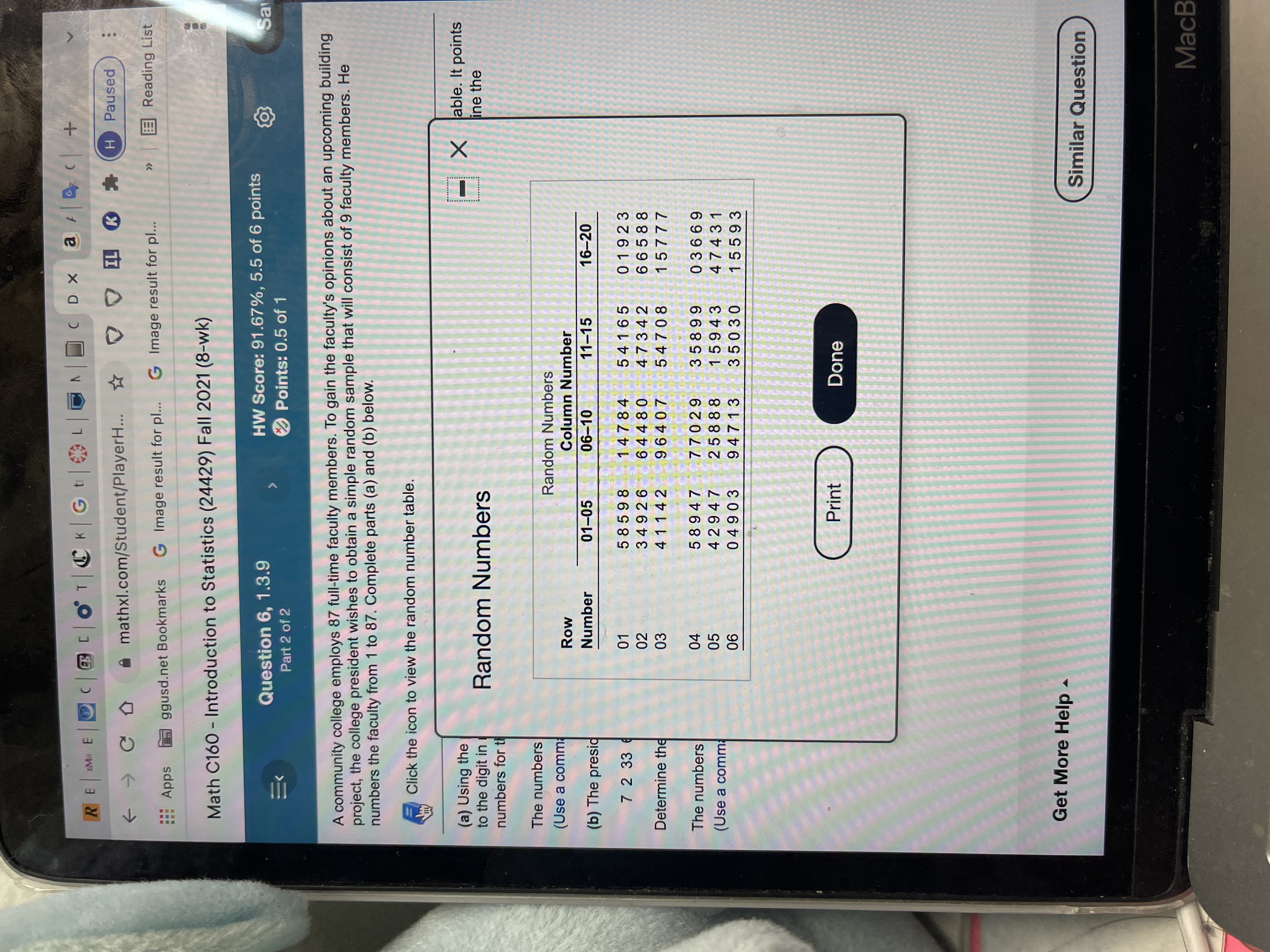 I don't know how to find (a) RE MEOCELOT CK GLEN