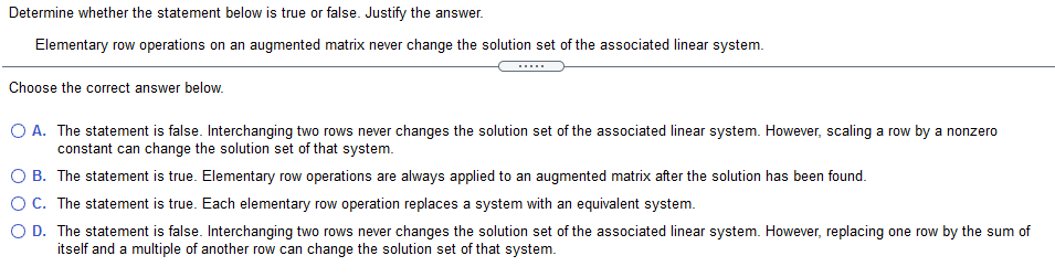 Determine the yaluels} of h such that the matrix