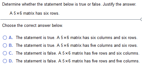 Determine the yaluels} of h such that the matrix