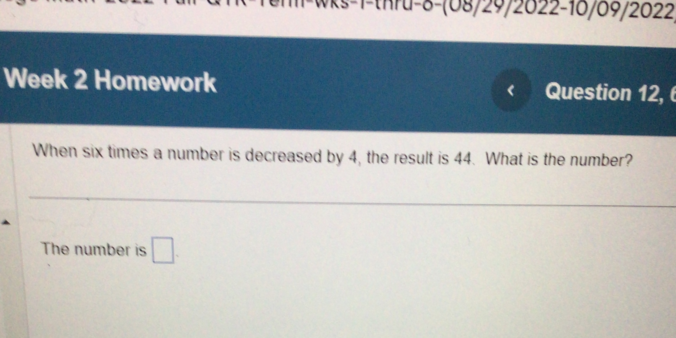 thru-6-(08/29/2022-10/09/2022 Week 2 Homework <