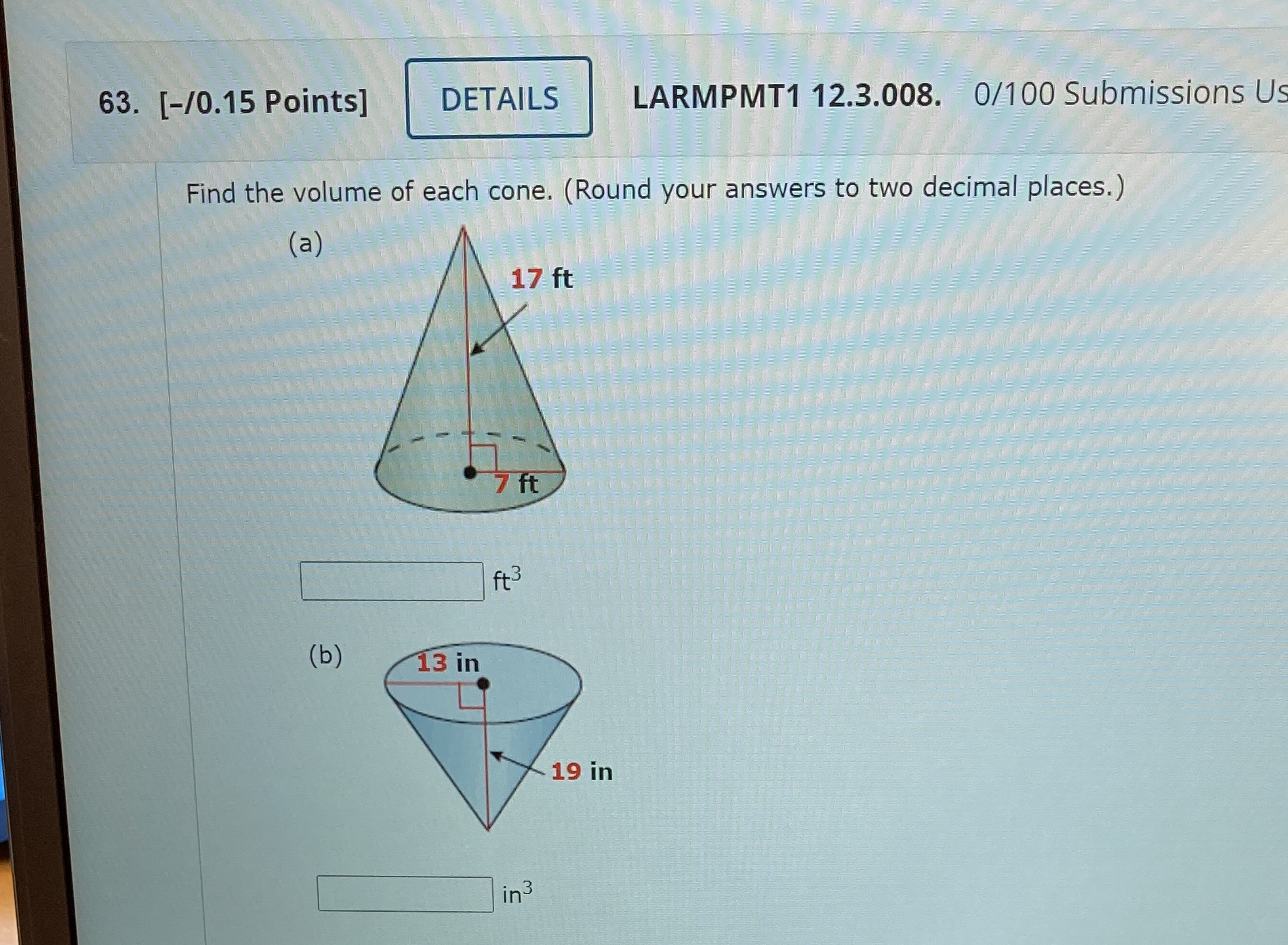63. [-/0.15 Points] DETAILS LARMPMT1 12.3.008.
