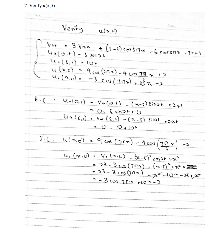 Given the string vibration problem as follows: .