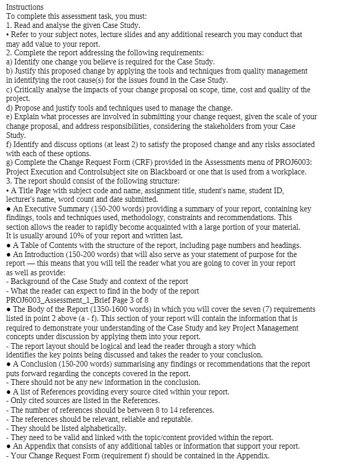 Instructions To complete this assessment task,