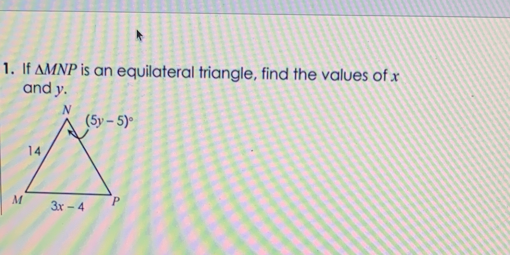 How do I get equation for X and equation for Y?