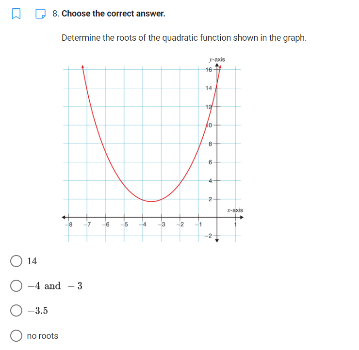 m j 8. Choose the correct answer. Determine the