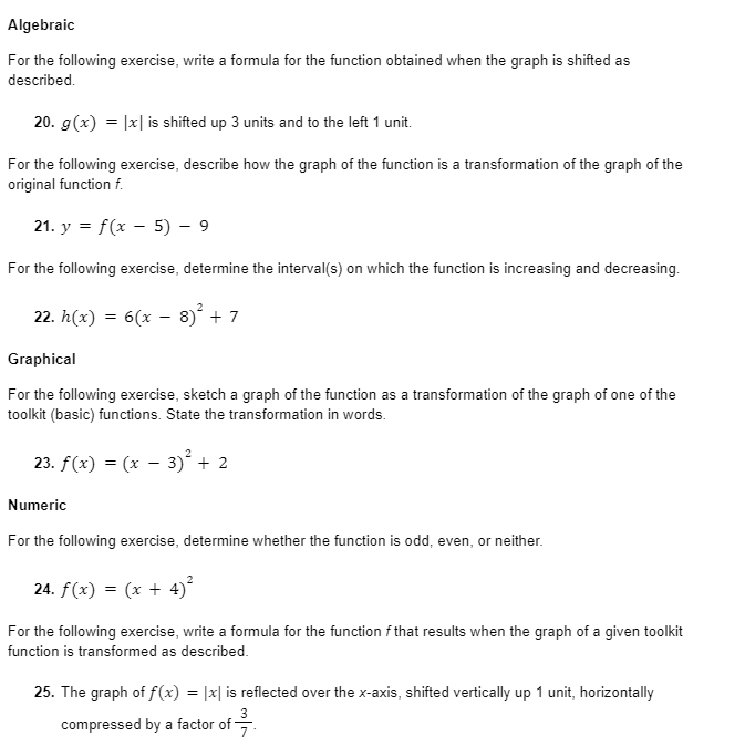 For the following exercise, find the average rate