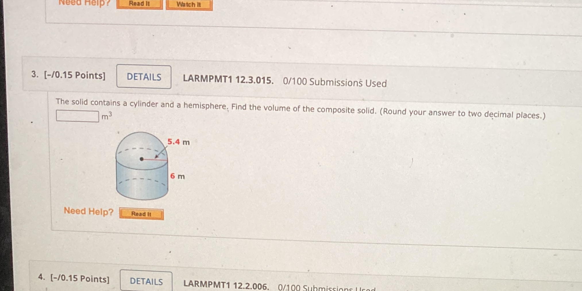 Need Help? Read It Watch It 3. [-/0.15 Points]