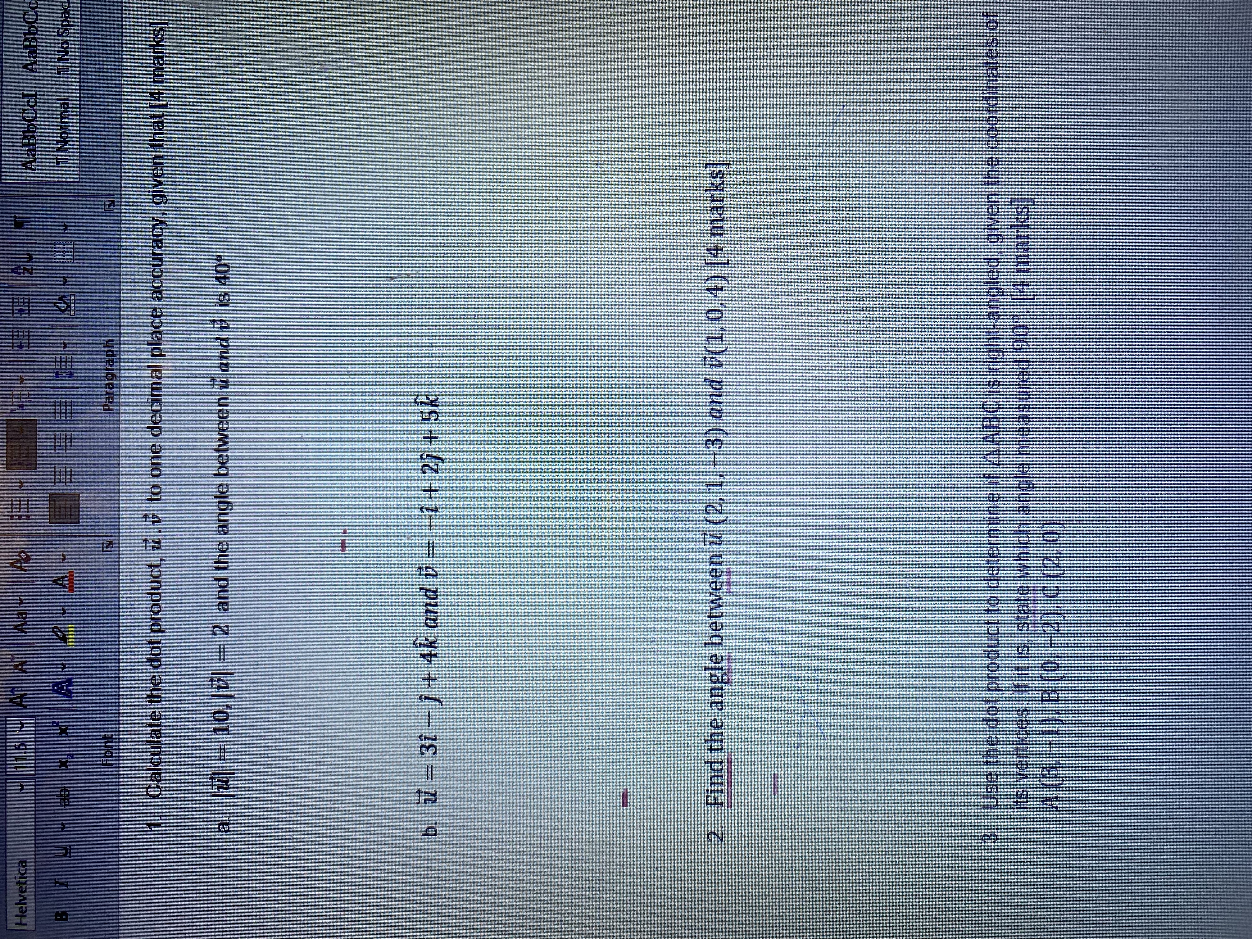 \f4. The parallelogram PORS has vertices P (7,