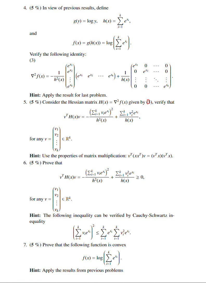 Please help me with the first 4 parts of this