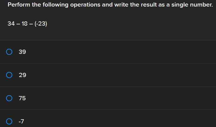 1. Consider the following expression: What is the