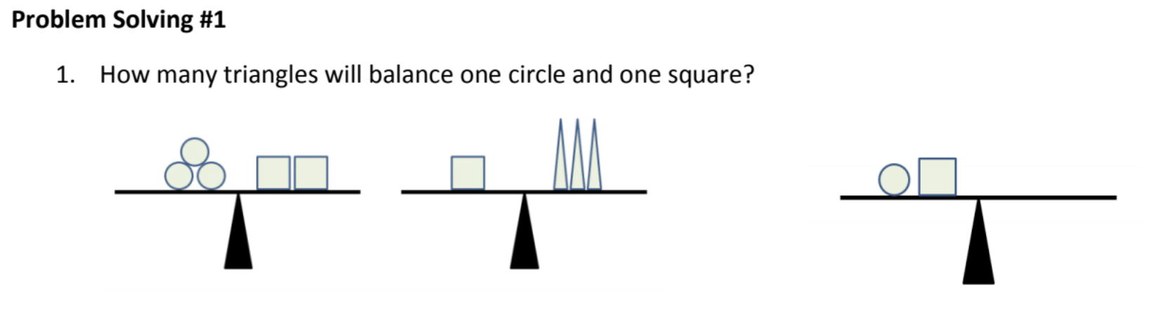 Problem Solving #1 1. How many triangles will