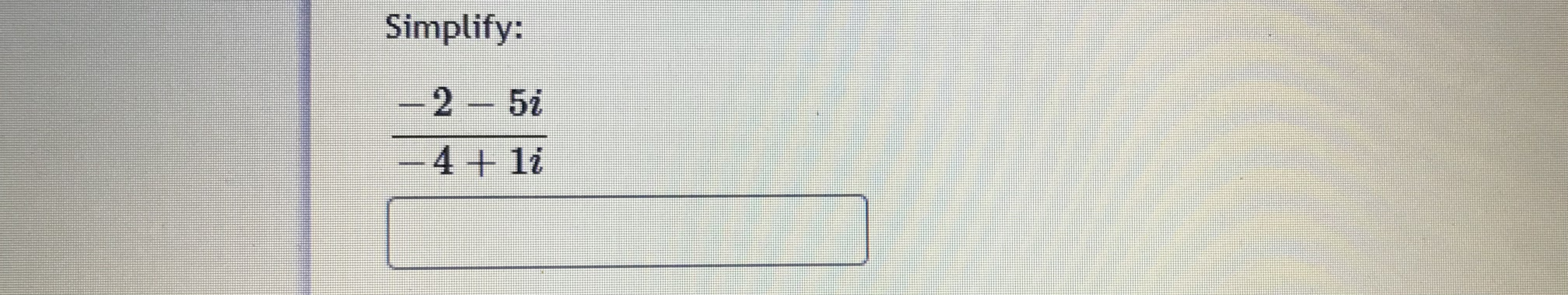 \fPerform the indicated operations & simplify.