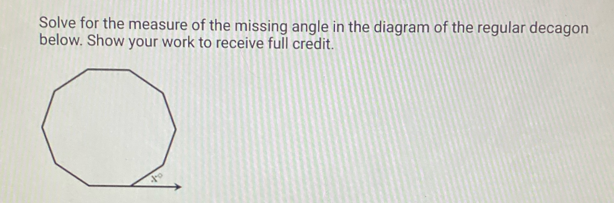 show work and explain please! thanks! Solve for