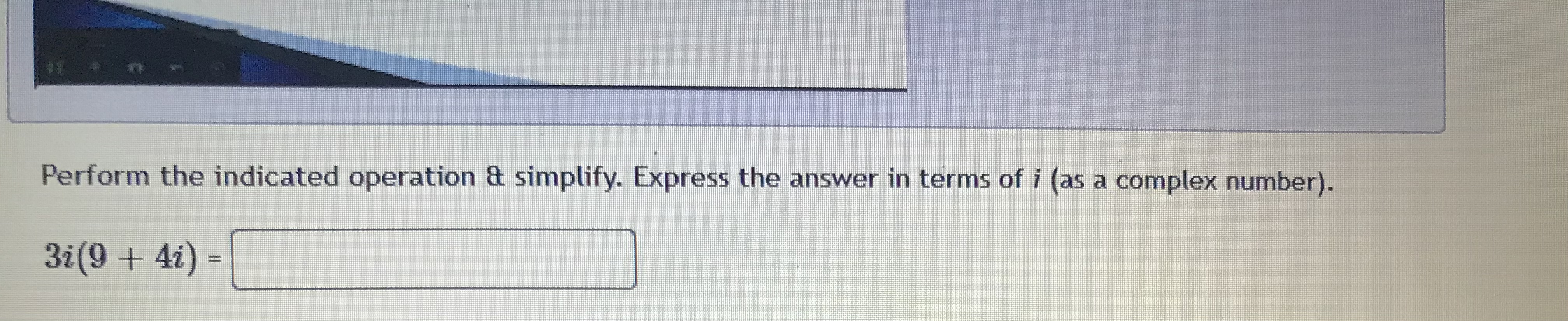 \fPerform the indicated operations & simplify.