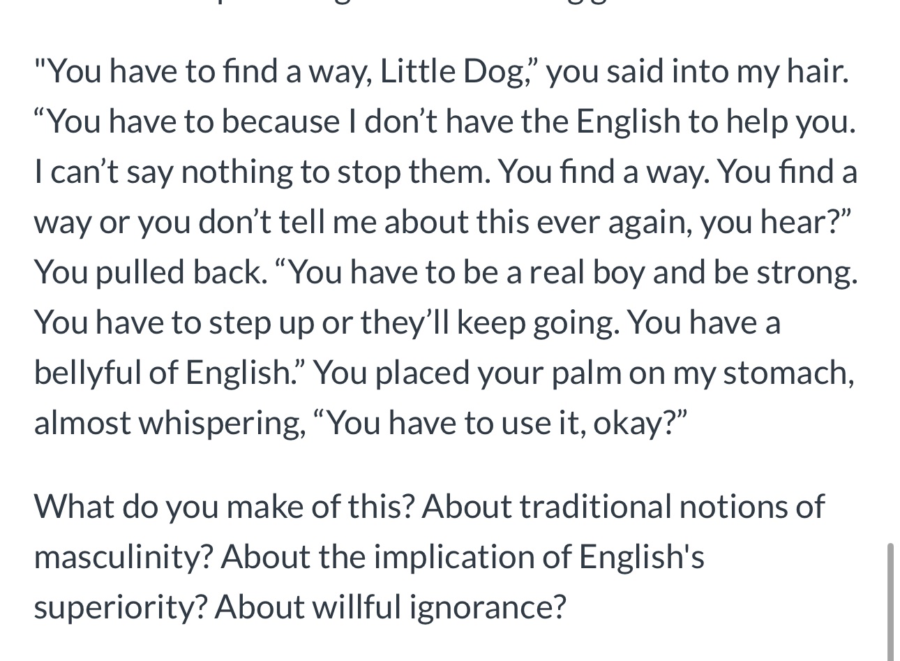 Novel - Ocean voung, on the Earth we " re Briefly