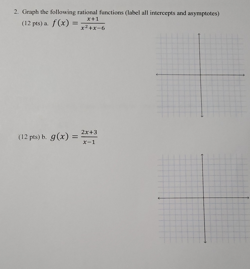 I need help.. 2. Graph the following rational