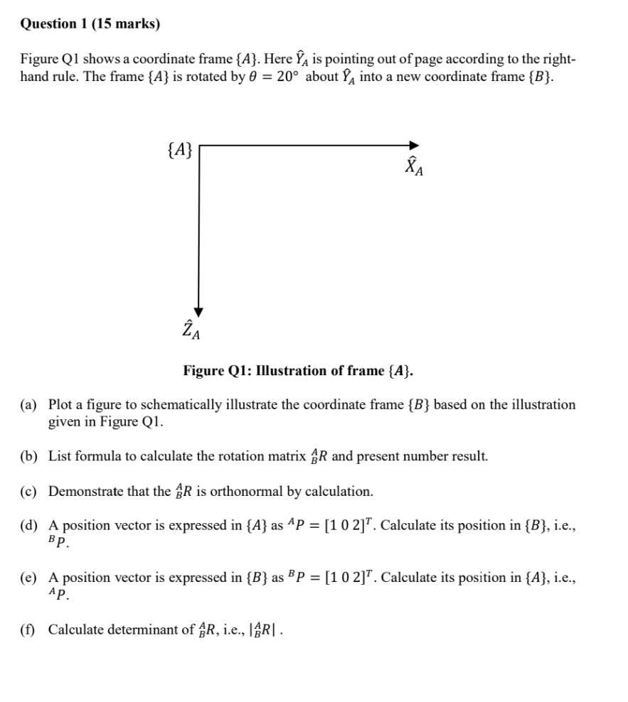 Need help to solve this qn Question 1 {15 marks)