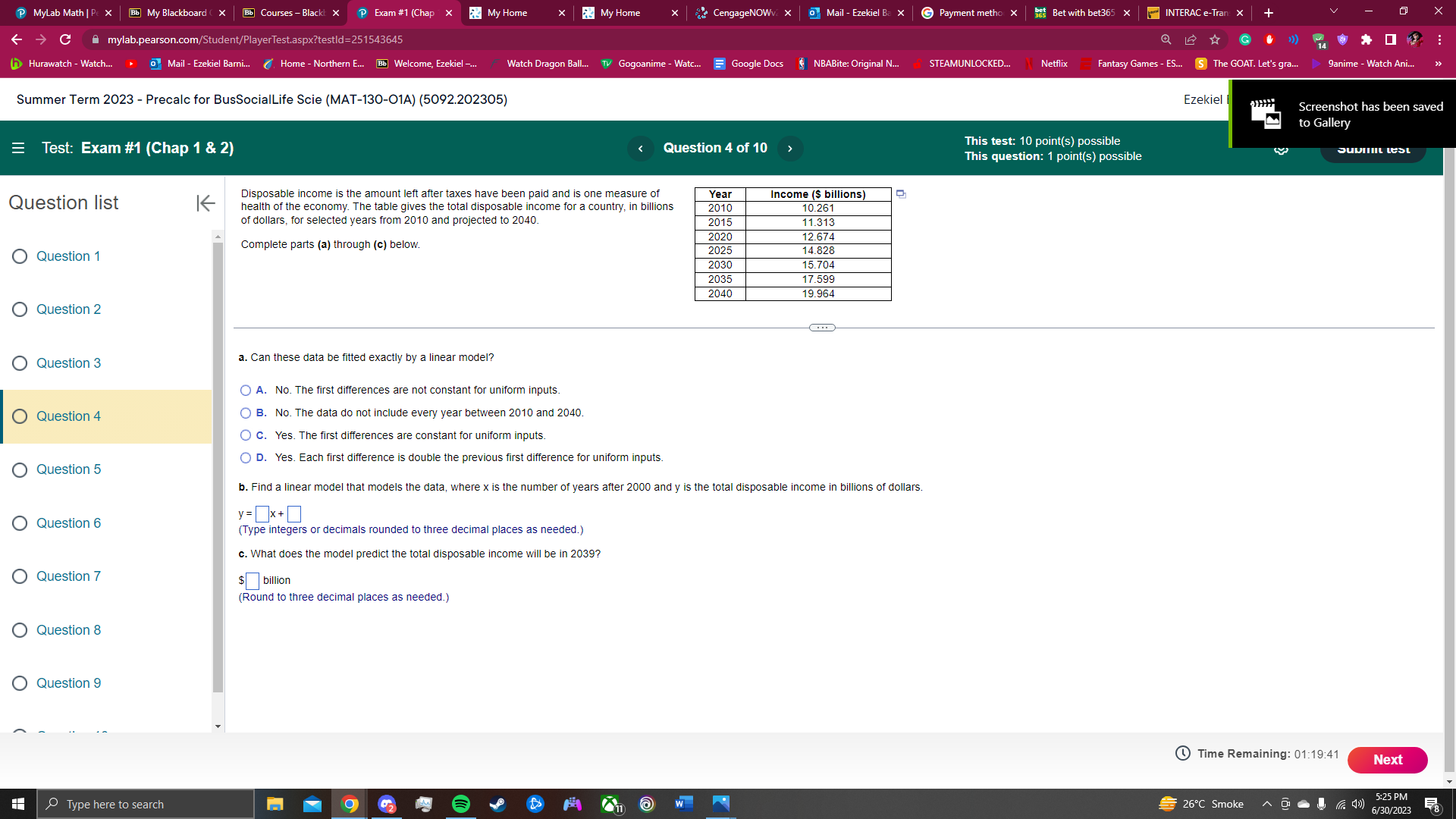 MyLab Math | Pc X Bb My Blackboard ( X Bb Courses