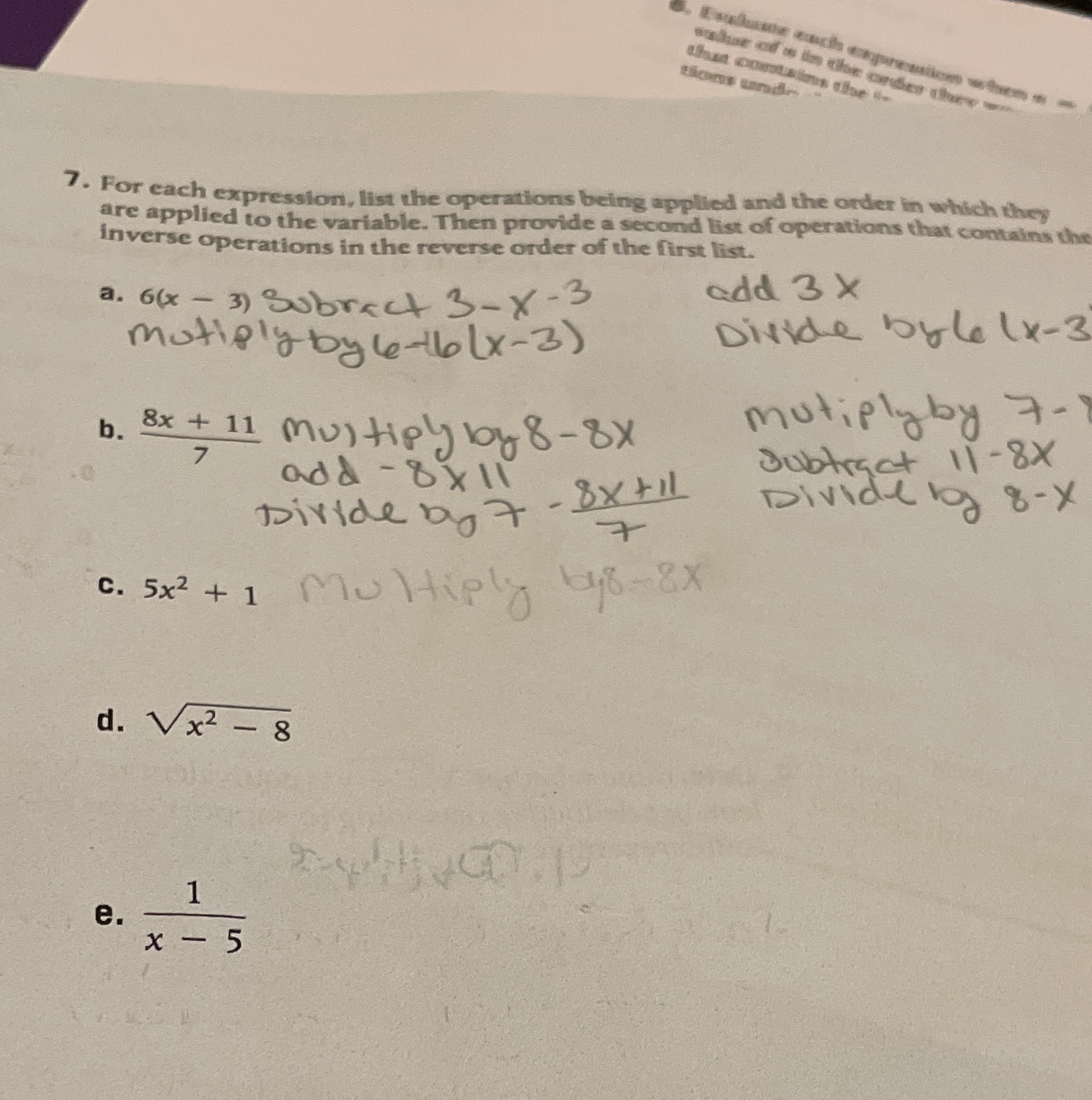Just need help with c,d and e Homes unde 7. For