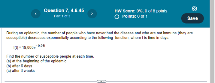 Question 7, 4.6.45 HW Score: 0%, 0 of 8 points