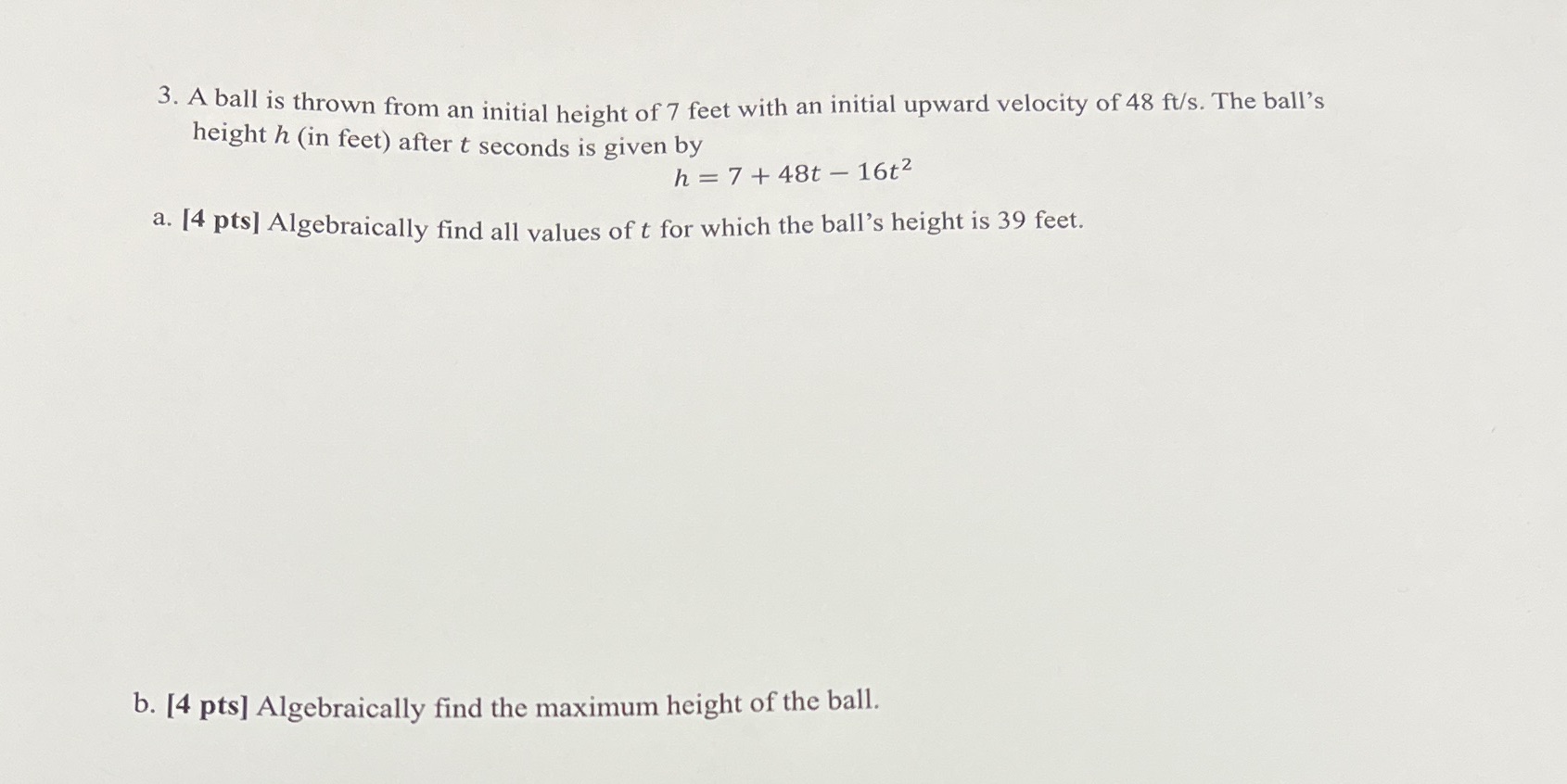 How would I solve this? Thank you in advance! 3.