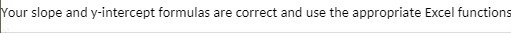 Your slope and y-intercept formulas are correct