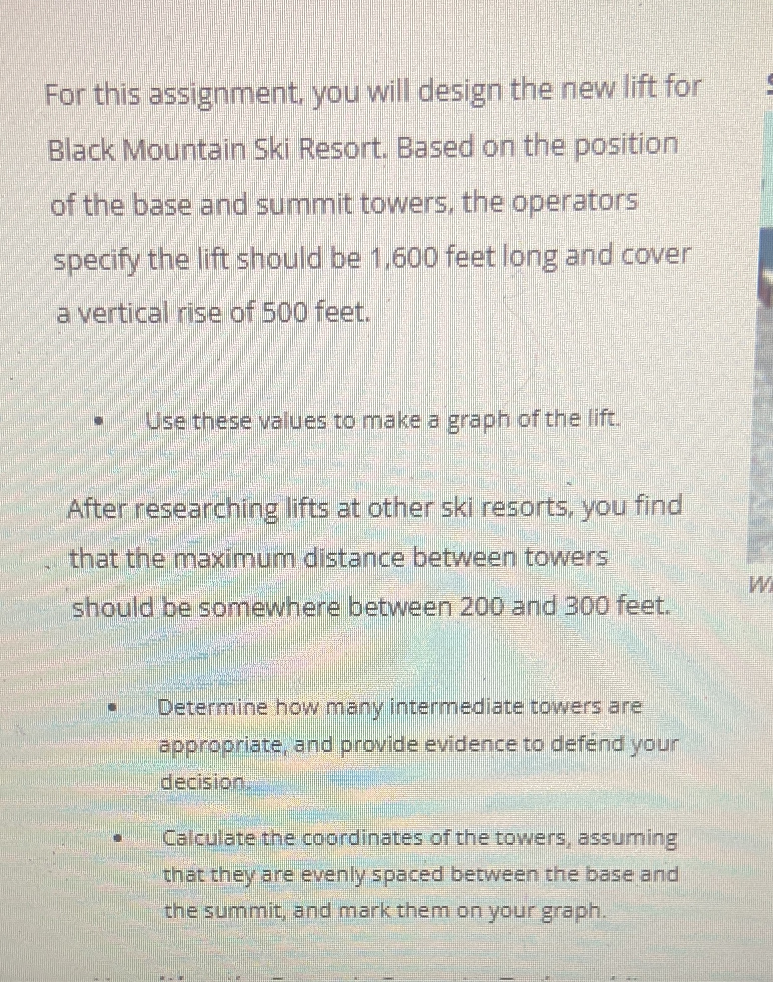 A graph must be created for this problem. I just