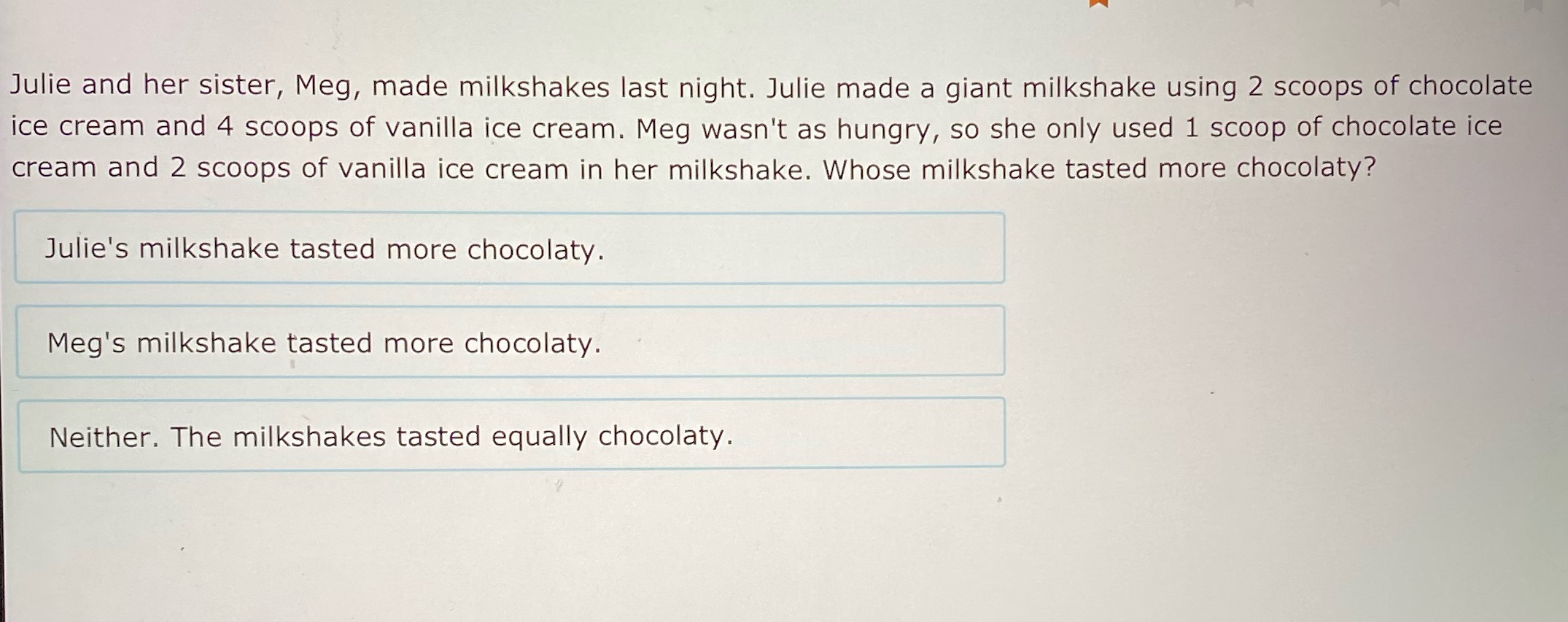 I need help with this math assignment Julie and