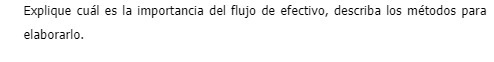 Explique cual es la importancia del flujo de