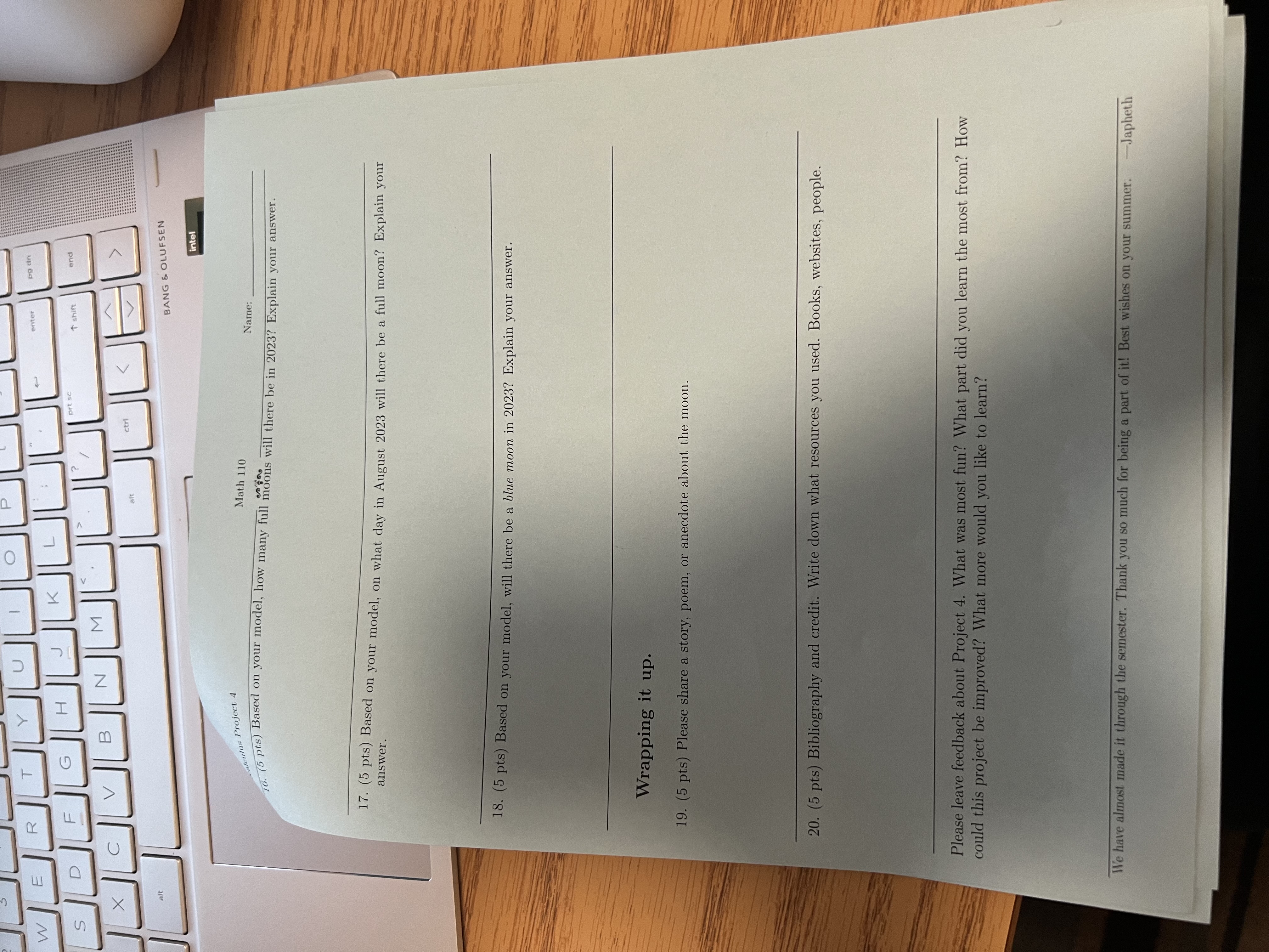 8 O O 6 * 7 # Z 4 po up O P R T Y enter pg dn W K