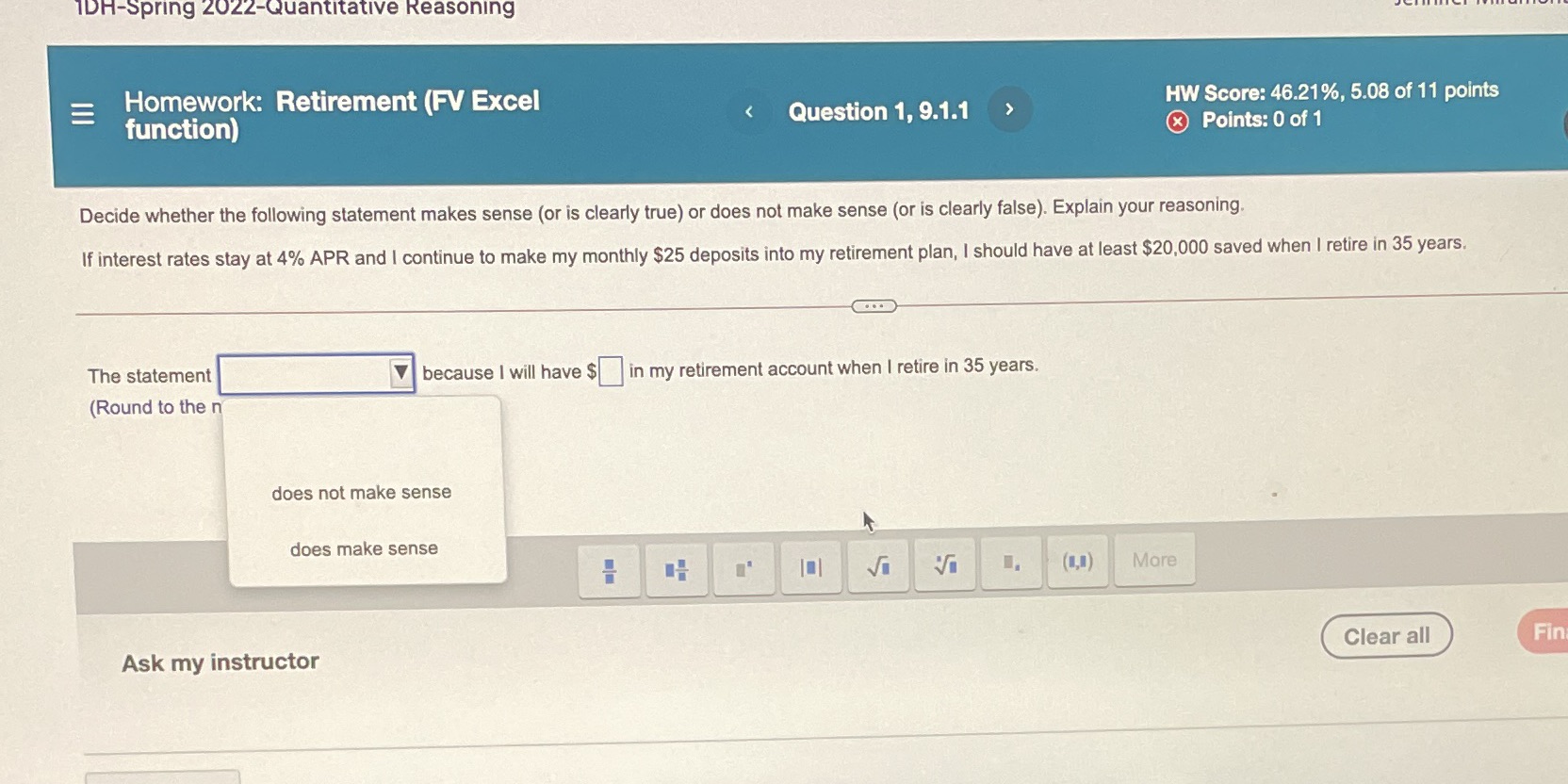 1DH-Spring 2022-Quantitative Reasoning E