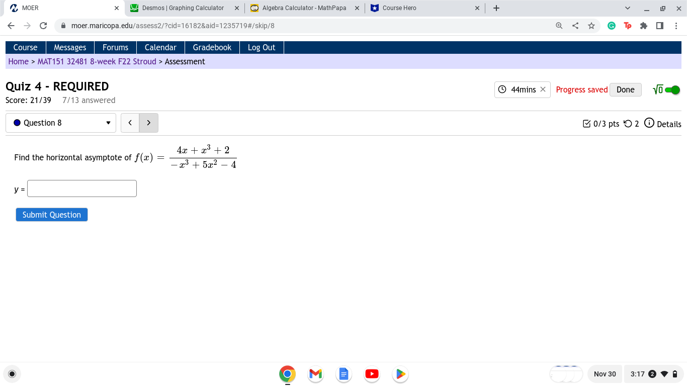 MOER X Desmos | Graphing Calculator X Algebra
