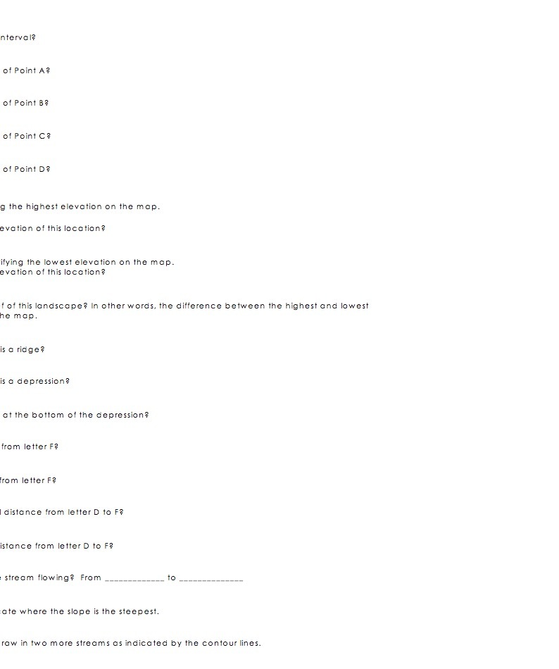 ntervale of Point A? of Point B? of Point C? of