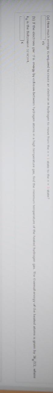 apologies for the blurriness (a) How much energy