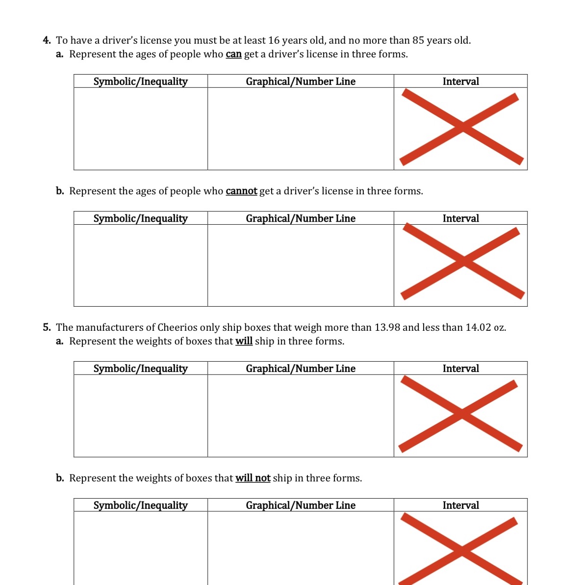 4. To have a driver's license you must be at