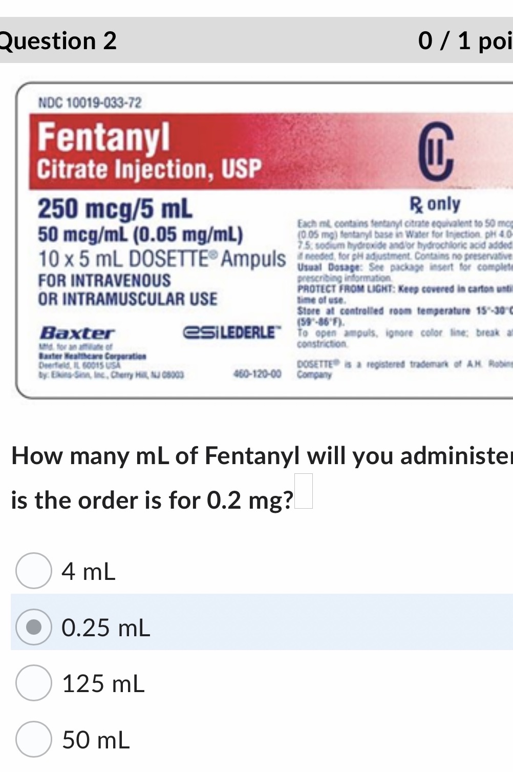 I got this one wrong on my test, how to solve and