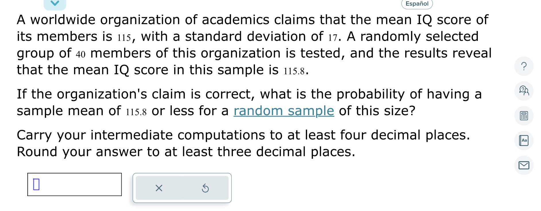 V Espaol A worldwide organization of academics