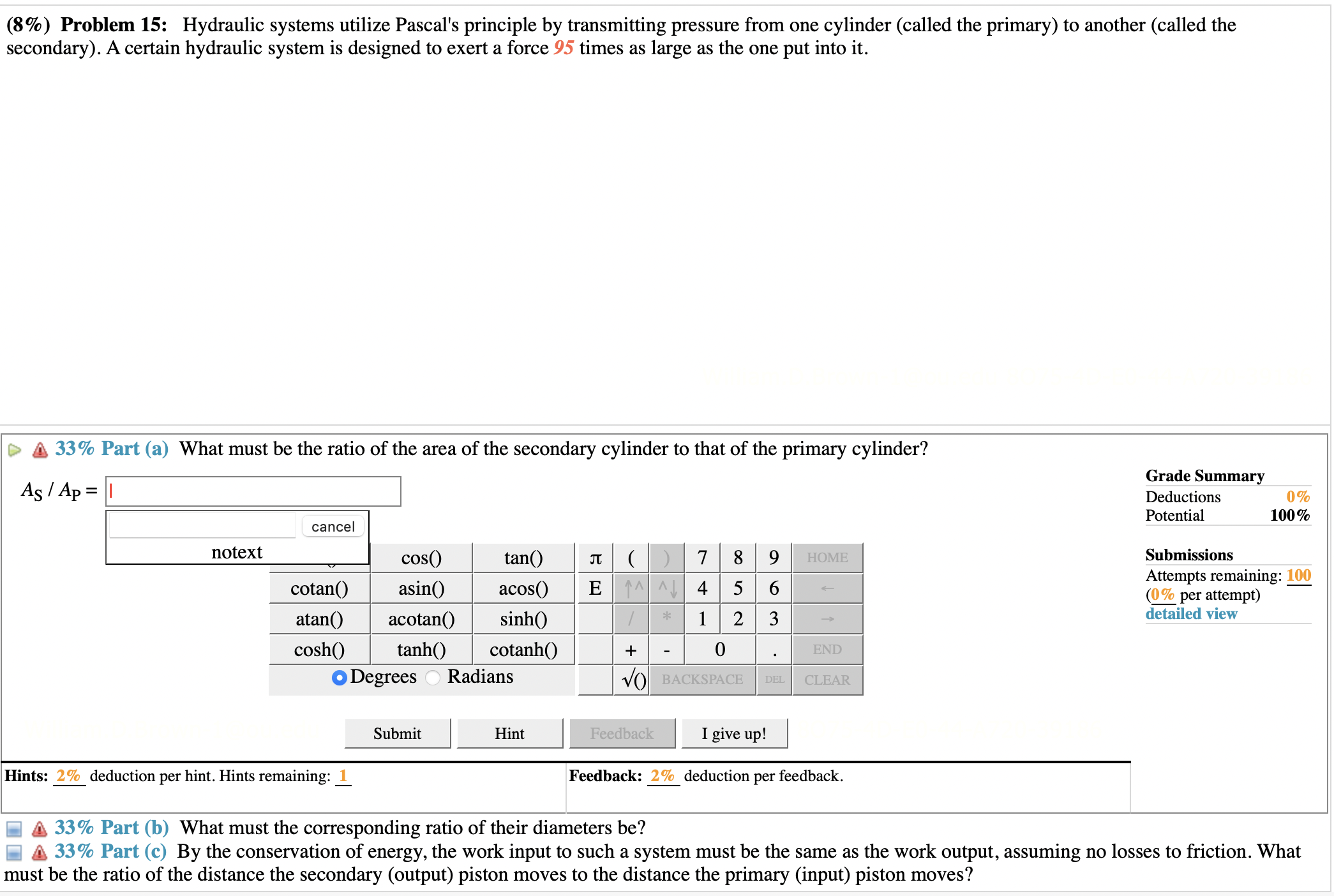 (10%) Problem 12: A merry- go-round is a
