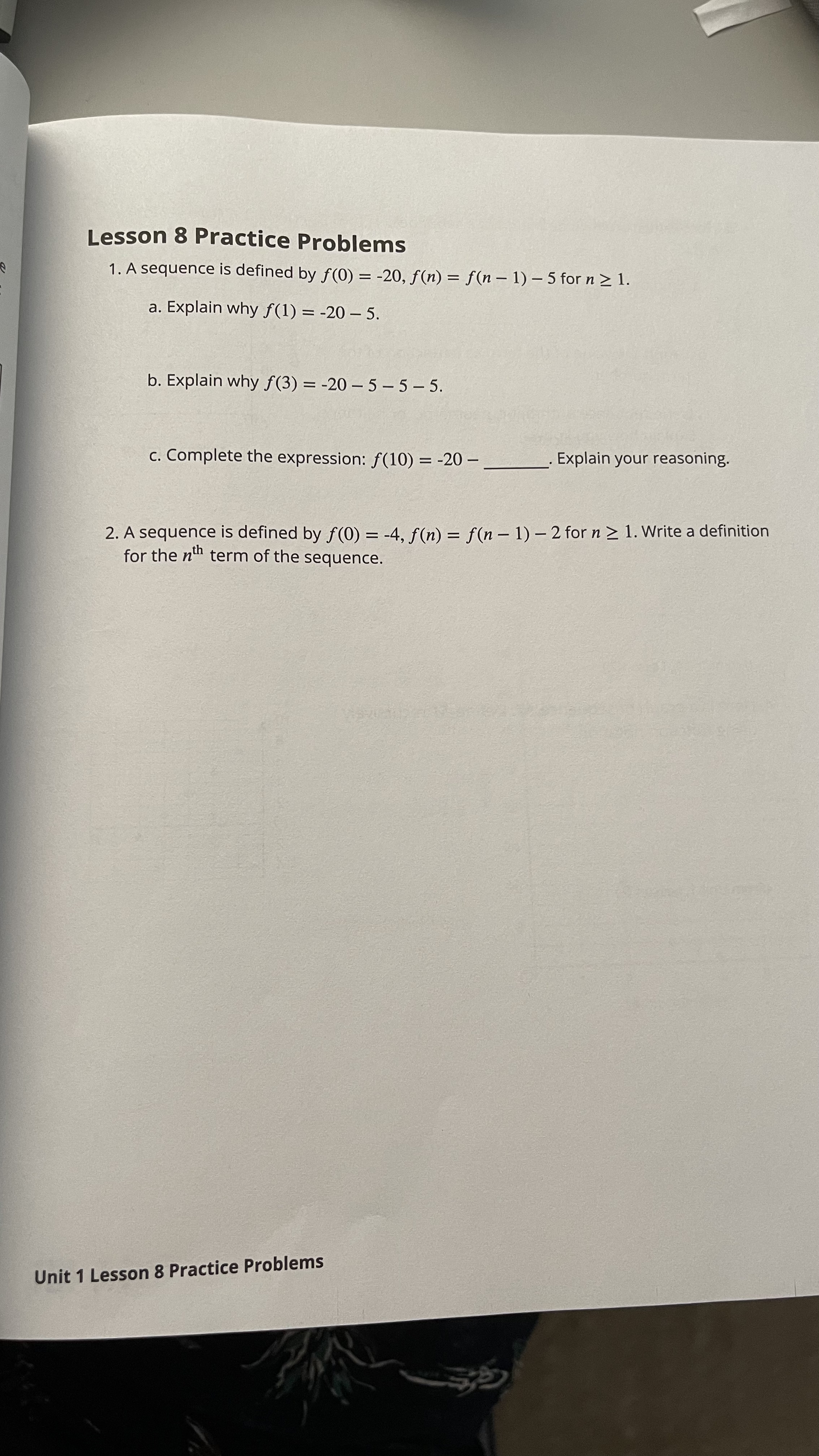 n 2 2. 3. Here is the recursive definition of a