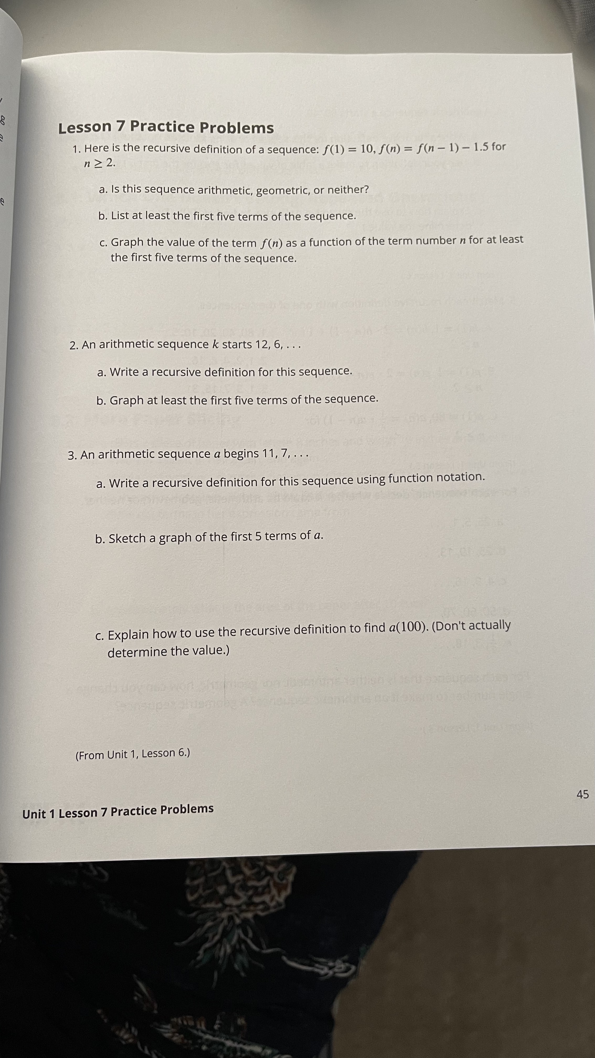 n 2 2. 3. Here is the recursive definition of a